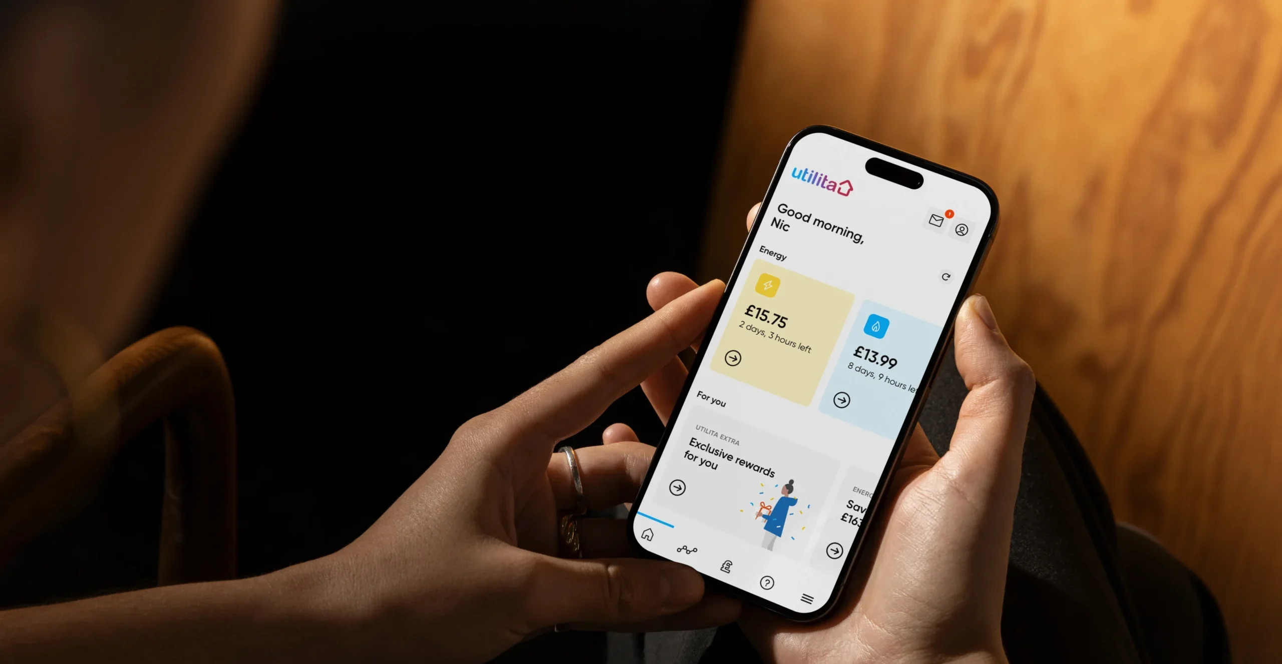 Energy made smarter, with the My Utilita app