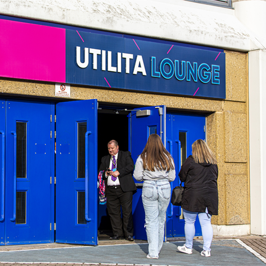 Entrance to the Utilita Lounge